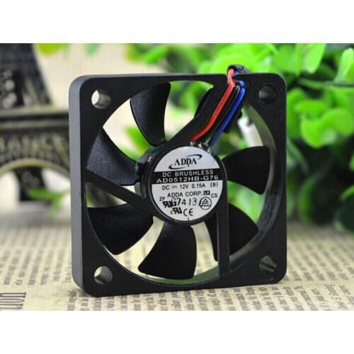 ADDA AD0512HB-G76 DC12V 3P 50*50*10M radiator equipment