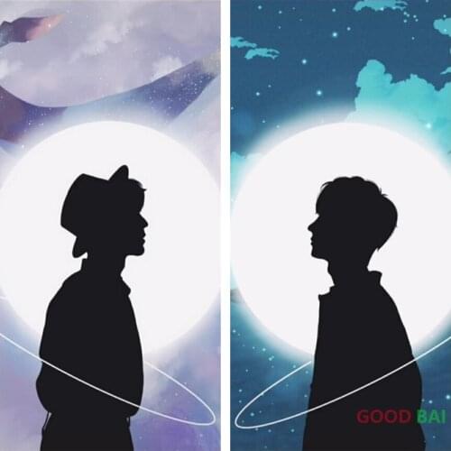 Mo Dao Zu Shi Diy 5d Diamond Painting Diamond Mosaic Embroidery Cross Stitch Kits Room Decor Silhouette of Xiao Zhan Wang Yibo