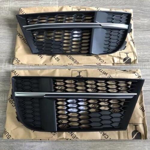 For Audi S3 Sportb Cabriolet 2017 Lower Grille Black Light Chrome