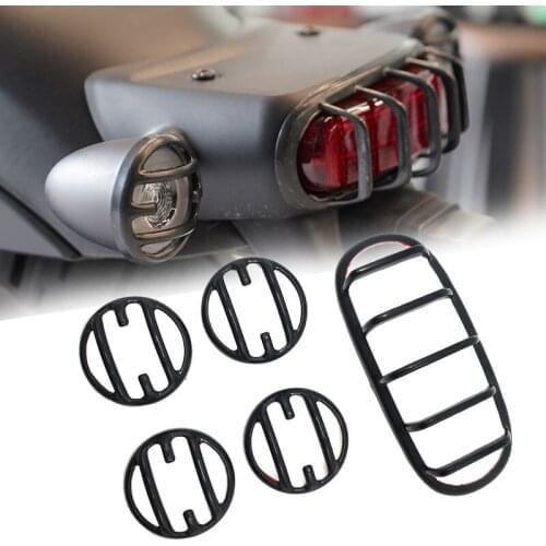 For HONDA Rebel CMX 250 300 500 1100 Rear Front Turn Signal Light Indicator Protection Cover Rear Tail Lights Protector Guard