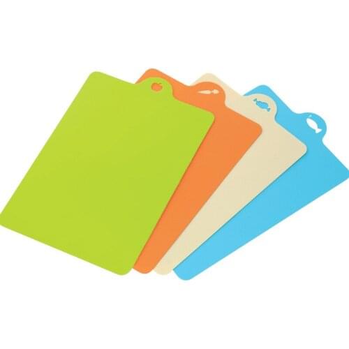 Vegetable Cutting Board, Fruit Cutting Knife Board, Chopping Board, Plastic Soft Vegetable Board, Four Colors
