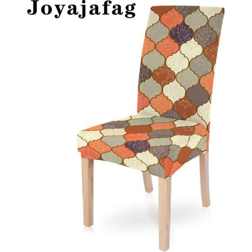 Elastic Polyester Spandex Chair Covers For Dining Room Wedding Banquet Hotel Kitchen Office Seat Cover