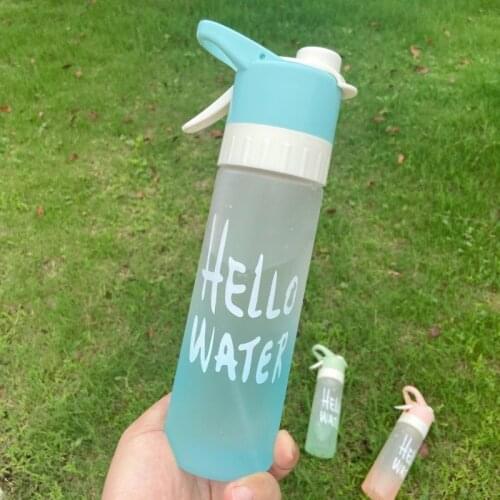 Fashion Hot Sports Water Bottle 650ML Protein Shaker Outdoor Travel Portable Leakproof Drinkware Plastic Drink Bottle BPA Free