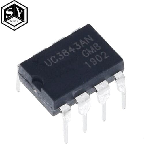 UC3843 DIP8 10pcs/lot UC3843B UC3843BN UC3843AN 3843 DIP8 PWM Switching Power Converter