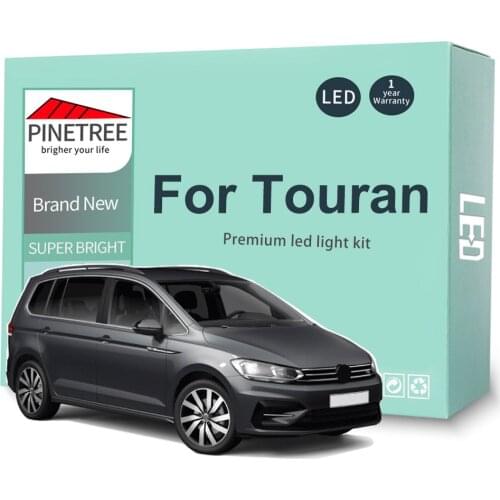 Led Interior Light Kit For Volkswagen VW Touran 1T1 1T2 1T3 5T1 2003-2019 Dome Map Reading Light Canbus No Error