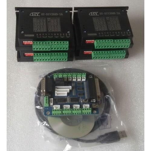 Mach3 CNC KIT with 4 axis TB6600 5A ,with software plant license