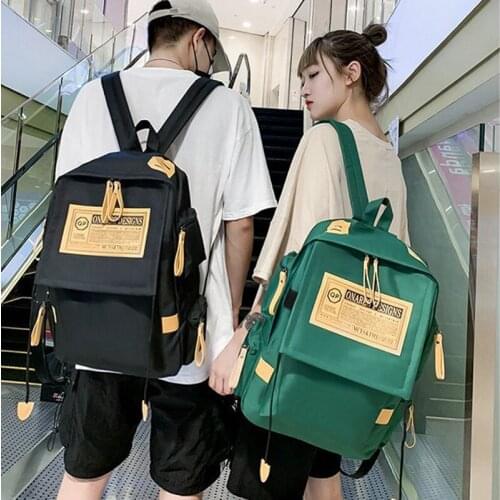 Teenager Fashion Multifunction Casual Backpack New Men Women Travel Large School Bag College Student 15 Inch Laptop Bagpack Sac