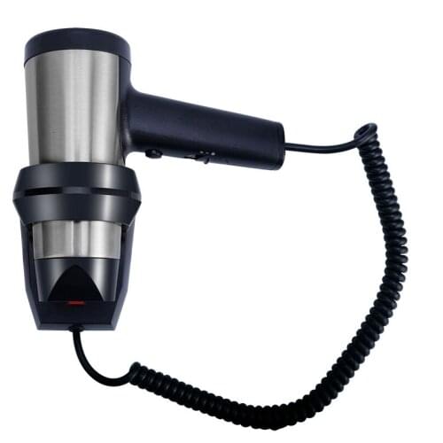 Stainless Steel Wall mounted hair dryer for kinhao Hotel Wall mounted blower high-power Strong wind Skin and hair dryer 1500W