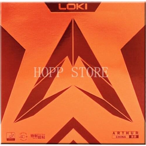 2021 New LOKI ARTHUR CHINA Table Tennis Rubber (Super Sticky) Original WANG HAO LOKI ARTHUR Ping Pong Sponge