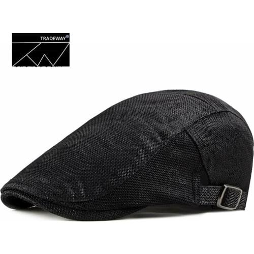 New Summer Korean Fashion Camo Duck Hat male hollow net hat light board forward hat beret children breathableberet hat