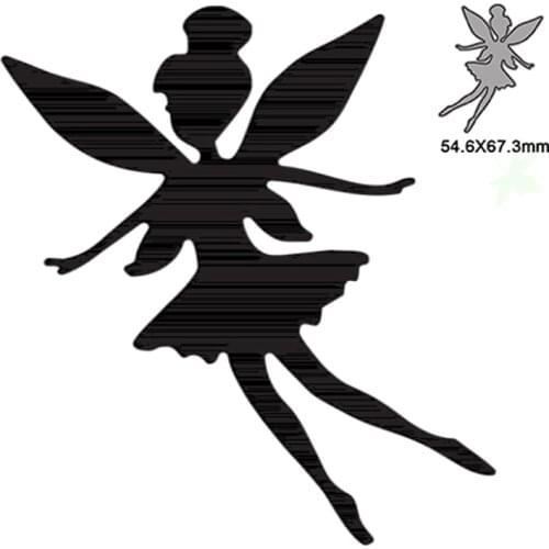 Fairy Girl Frame Metal Cutting Dies DIY Cut Craft Dies Scrapbooking for DIY Alubm Photo Card Making Cuts Decorations New