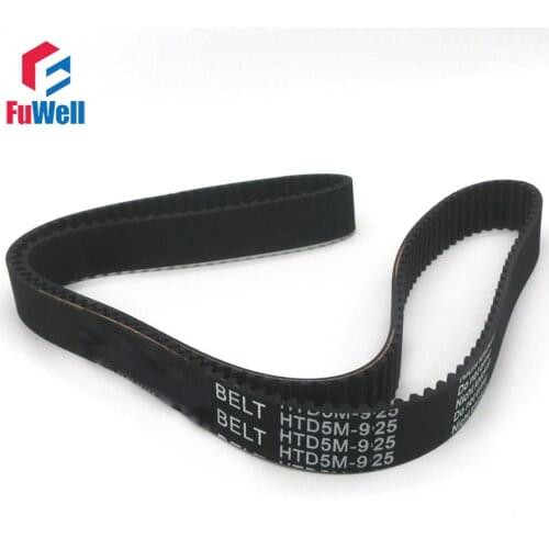 HTD5M Timing Belt 925/950/960/1000/1050/1080/1100/1125/1145/1175-5M 15/20/25mm Belt Width Toothed Belt Rubber Timing Pulley Belt
