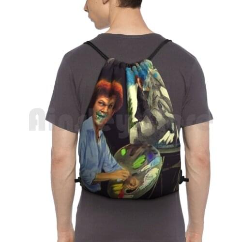 Steve Brule Paints Backpack Drawstring Bag Riding Climbing Gym Bag Steve Brule Tim And Eric Awesome Show Great Job Parody