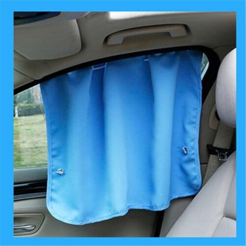 Car Window Sunshade Retractable Foldable Windshield Sunshade Cover Shield Curtain Auto Sun Shade Block Anti-UV Car Window Shade
