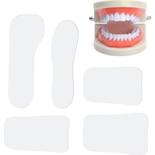 5 Pcs Dental Orthodontic Intraoral Whitening Autoclavable Photographic 2-sided Reflector Mirror Clinic Dentist Teeth Check Tool