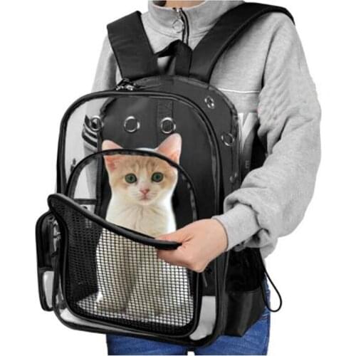 Cat Carrier Bags Breathable Small Pet Carriers Small Dog Cat Backpack Travel Space Transport Bag