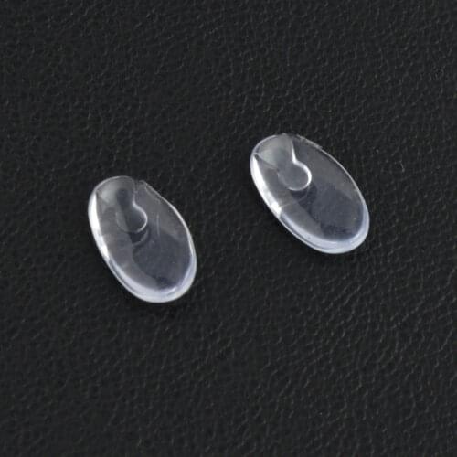 50Pairs(100pcs) Anti Slip PVC Nose Pads For Eyeglasses Sunglass Glass Spectacles Eyewear titanium frame nose pad