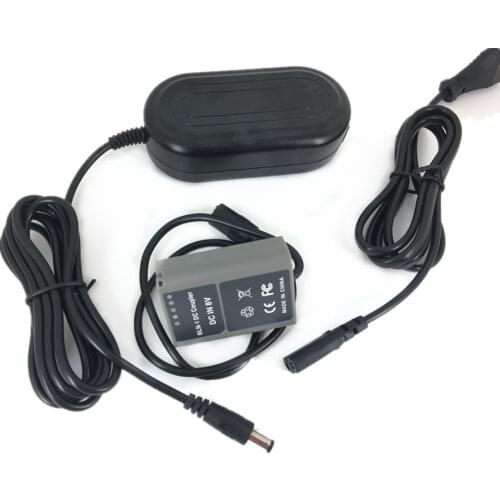 AC Power Adapter + BLN1 Dummy Battery Coupler Charger Kit for Olympus E-P5 / OM-D E-M5 II / E-M1 Cameras PS-BLN-1 BLN-1