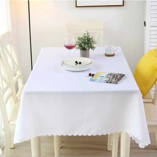 1 Piece of Rectangular Solid Color Tablecloth Modern Simple Podium Tablecloth Home Decoration Wedding Table Tablecloth