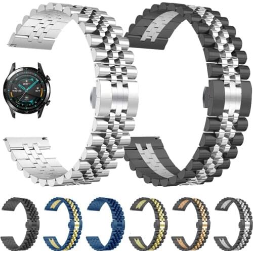 20/22mm Luxury Stainless Steel Bracele for HUAWEI WATCH 3 3Pro Band Luxury Wrist Strap for Huwei GT 2 42/46mm GT2 Pro Watchband