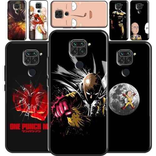 ANIME One Punch Man Saitama Case For Xiaomi Redmi Note 8 Pro 9 Pro 8T 9S Note 10 Pro Cover For Redmi K40 9A 8A 9C 9T