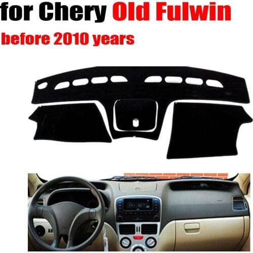 Car dashboard cover for Chery old FULWIN 2 before 2010 years Left hand drive dashmat pad dash covers desk pad accessories