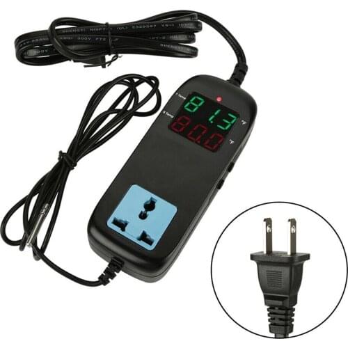 AC 90V-250V Digital Temperature Controller Electronic Intelligent Thermostat heating/cooling