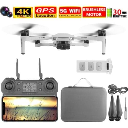 New GPS Drone with Camera 4K Mechanical anti-shake self-Stabilization Gimbal Quadruple Positioning System Brushless Quadcopter