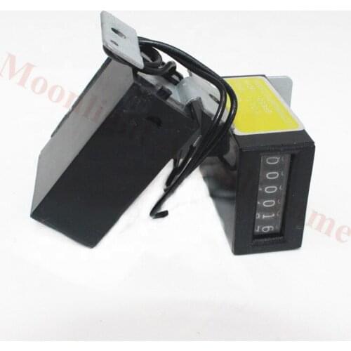 Arcade 6 Digits 12V Mechanical Coin Counter Meter Coin Meter for Coin Acceptor Arcade MEME Cabinet Pinball Game Vending Machines