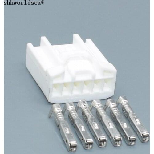 Worldgolden 6pin 1.8mm Auto Electronic harness sensor plug connector 7183-6097