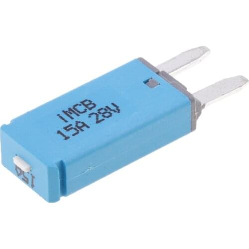 NEW Manual Reset Circuit Breaker ATM Blade Fuse 10A(1pc) + 15A(1pc)=2PCS