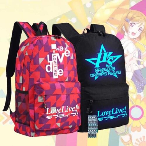 New love live Backpack lovelive Sonoda Umi Kotori Minami Anime oxford Schoolbags Unisex Travel Bag