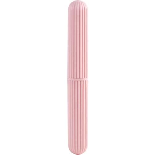 Toothbrush Tube Cover Case Compact Size Plastic Toothbrush Holder Case Box Bathroom Accessories Travel Accessories