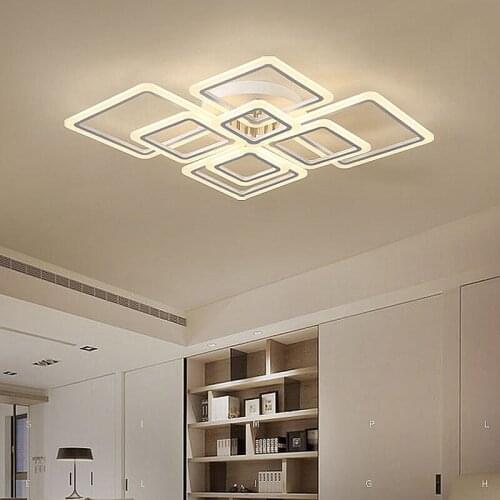 LED Chandelier Indoor Lighting Lustre chandeliers Ceiling With Remote Control Lustres Living Room Bedroom kitchen Fixture Light