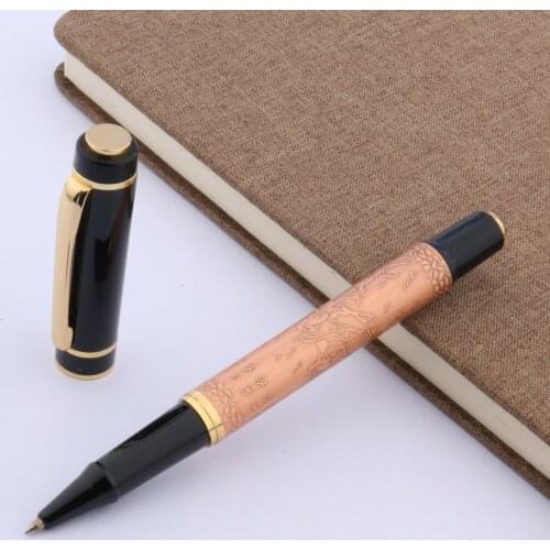 High Quality 509 Bronze Roller Ball Pen Signature Xubeihong "the eight horses" ink ball point pen Stationery