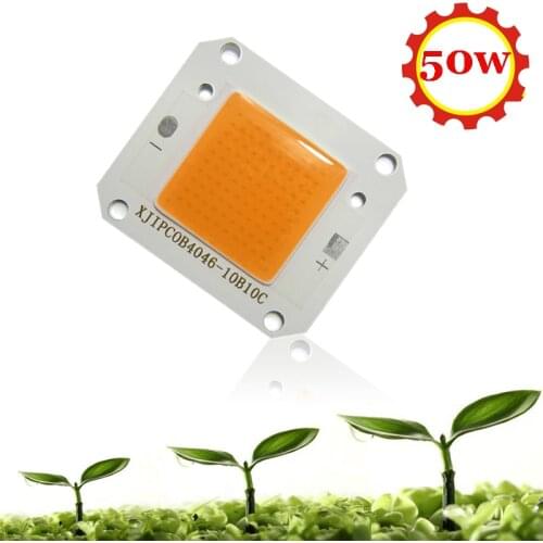 10pcs 32V 50W Full Spectrum LED Chip 50 Watts LED Bulb Lamp Diode Bead LED Grow Lights For Plant Grow plant growth and Aquarium