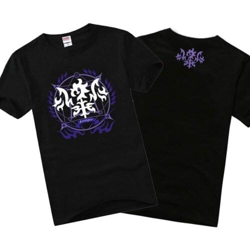 New fate grand order cosplay t-shirt saber t shirt top unisex