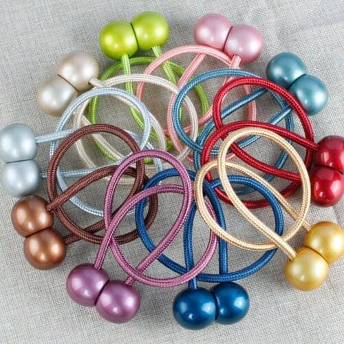 1pc Curtain Magnetic Buckle Simple Straps Curtain Straps Free Punching Installation Magnetic Buckle Curtain Buckle Tie Rope