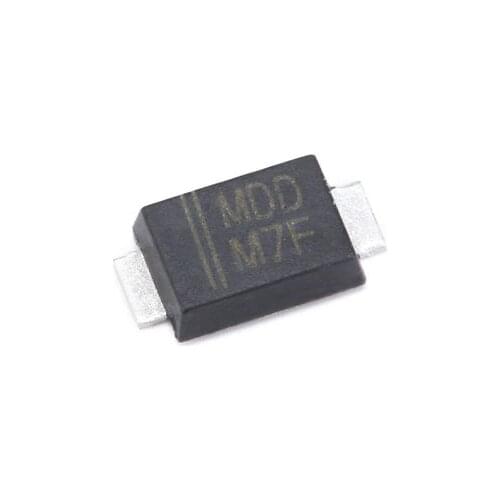 100pcs New 1N4007F M7F SMAF SMD 1N4007 Rectifier Diode 1A 1000V ZJ M7F