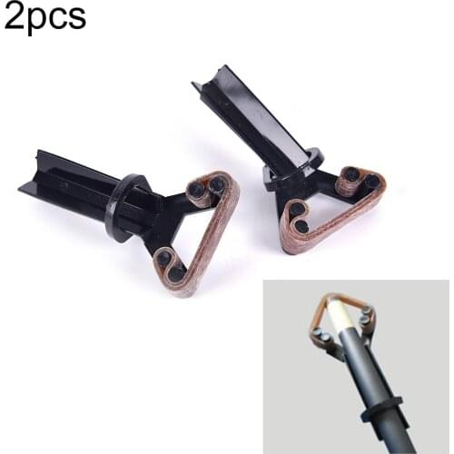 2X Plastic Pool Cue Tip Clamp Snooker Billiard Plastic Pool Cue Tip Clamp for Tip Glue on Fastener Repair