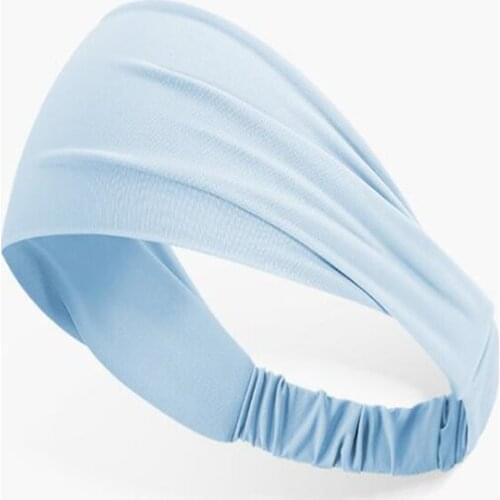 6 Color Women/Men Elastic Yoga Headband Sport Sweatband Running Sport Hair Band Turban Outdoor Gym Sweatband Sport Bandage