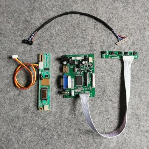 For TM150XG/TM141XG/TM133XG/TM121XG matrix VGA+2AV 1024*768 1-CCFL LCD display LVDS 20-Pin controller drive board DIY kit