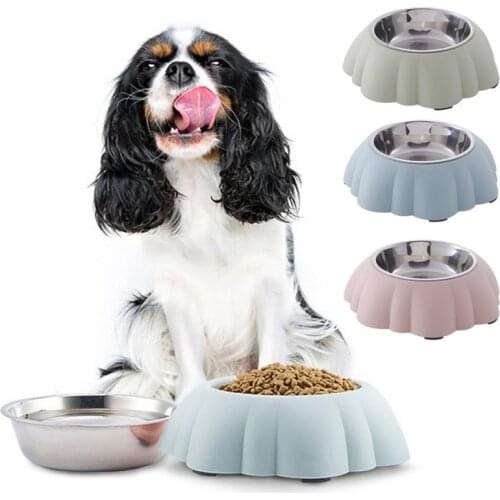 Pet Cat Dog Stainless Steel Bowl Dog Cat Feeder Drinking And Feeding Container Eating Utensils For Puppy Cat Product