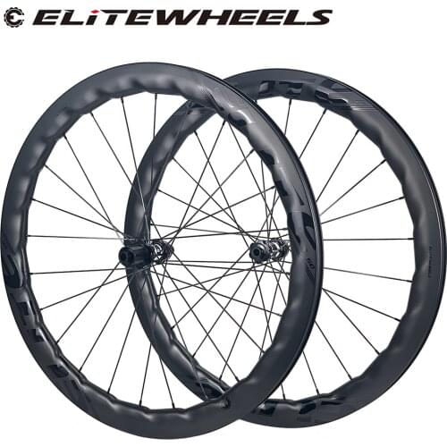 ELITEWHEELS BWS Road Disc Carbon Wheel DT 350S Center Lock 6 Bolt Lock Hub 24/24 Hole 50mm Depth Wheelset For Cyclocross Cycling