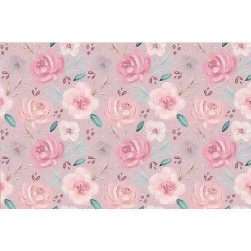 Plants Backdrop Peach Pink Rose Flowers Photography Background Celebration Photo Booth Studio Decor