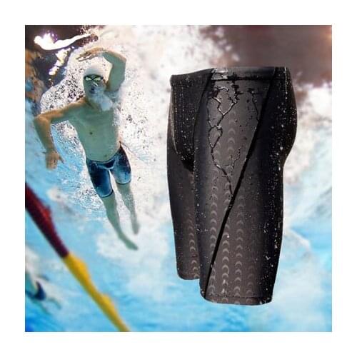 Hot sale shark water repellent mens long racing swimming swim trunks Sport shorts classic men swimwear beach wear briefs