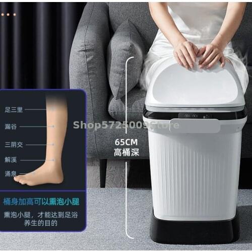 Foot Bucket Massage Foot Bath Electric Full Automatic Heating Foot Bath Health Foot Therapy Constant Temperature Artifact High D