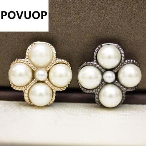 POVUOP Pearl button for woolen outerwear/quality clothes sweater