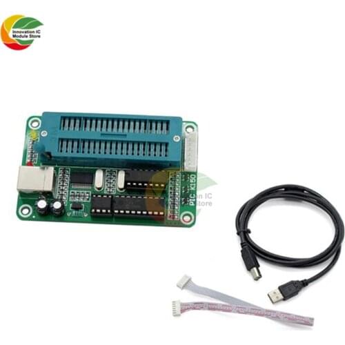 Ziqqucu PIC K150 ICSP Programmer USB Automatic Programming Development Board Microcontroller with USB ICSP Cable