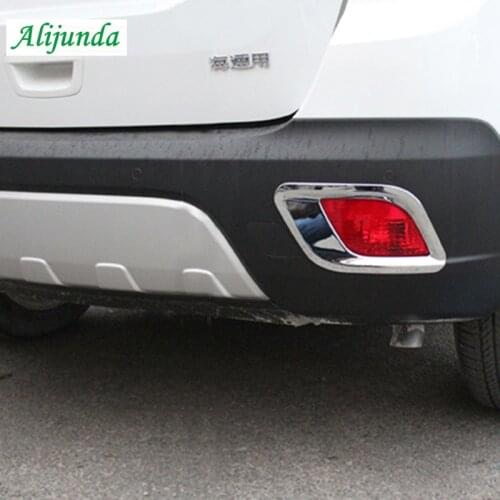 2 * ABS Auto Rear Fog Light Frame Door Car Modeling for Opel Vauxhall Mokka for Buick Encore 2013-2015 Accessories